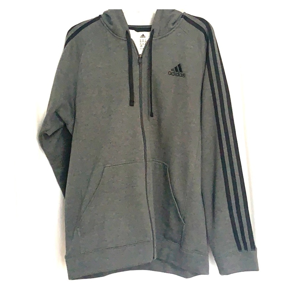 Grey men’s adidas hoodie